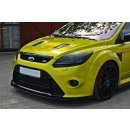 Front Ansatz V.2 passend für Ford Focus RS Mk2 schwarz Hochglanz