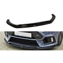 Front Ansatz V.3 passend für Ford Focus RS Mk3 schwarz Hochglanz