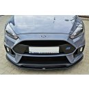 Front Ansatz V.3 passend für Ford Focus RS Mk3 schwarz Hochglanz