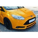 Front Ansatz passend für Ford Focus ST Mk3 (Cupra) schwarz Hochglanz