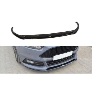 Front Ansatz passend für Ford Focus ST Mk3 FL (Cupra) schwarz Hochglanz