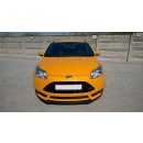 Front Ansatz V.1 passend für Ford Focus ST Mk3 schwarz Hochglanz