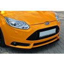 Front Ansatz V.2 passend für Ford Focus ST Mk3 schwarz Hochglanz