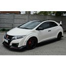 Front Ansatz V.1 passend für HONDA CIVIC IX TYPE R schwarz Hochglanz