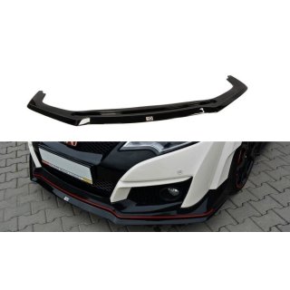 Front Ansatz V.2 passend für HONDA CIVIC IX TYPE R schwarz Hochglanz