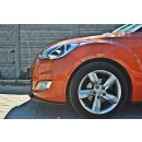 Front Ansatz passend für Hyundai Veloster schwarz Hochglanz