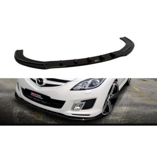 Front Ansatz passend für MAZDA 6 MK2 (FÜR DYNAMIC SPORTSTOßSTANGE) Carbon Look