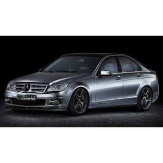 Front Ansatz passend für MERCEDES C-KLASSE W204 VORFACELIFT schwarz matt