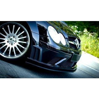 Front Ansatz passend für MERCEDES CLK W209 BLACK (SL BLACK SERIES LOOK) Carbon Look