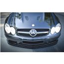 Front Ansatz passend für MERCEDES CLK W209 BLACK (SL BLACK SERIES LOOK) Carbon Look