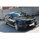 Front Ansatz passend für MERCEDES CLS C218 AMG LINE schwarz matt