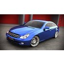 Front Ansatz passend für MERCEDES CLS C219 Serie schwarz Hochglanz