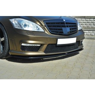 Front Ansatz passend für MERCEDES S-KLASSE W221 AMG Carbon Look