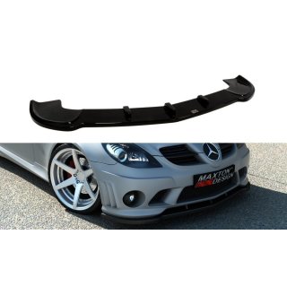 Front Ansatz passend für MERCEDES SLK R171 (FÜR ME-SLK-R171-AMG204-F1) schwarz Hochglanz