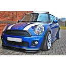 Front Ansatz passend für MINI COOPER R56 JCW schwarz matt