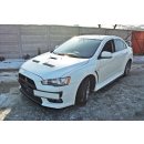 Front Ansatz V.2 passend für Mitsubishi Lancer Evo X schwarz matt