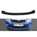 Front Ansatz V.1 passend für Skoda Octavia RS Mk2 FL schwarz Hochglanz