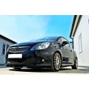 Front Ansatz passend für OPEL CORSA D NÜRBURG (FÜR OPC / VXR STOßSTANGE) Carbon Look