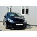 Front Ansatz passend für OPEL CORSA D NÜRBURG (FÜR OPC / VXR STOßSTANGE) Carbon Look