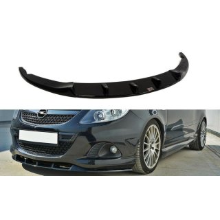 Front Ansatz passend für OPEL CORSA D NÜRBURG (FÜR OPC / VXR STOßSTANGE) schwarz Hochglanz