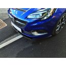 Front Ansatz passend für OPEL CORSA E OPC / VXR schwarz matt