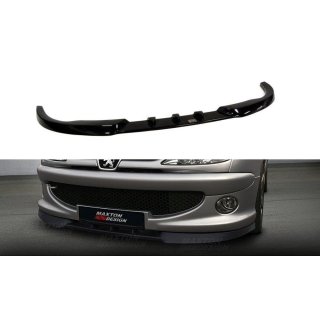 Front Ansatz passend für PEUGEOT 206 (für: CC, RC, GTI, S16, XSI, XS, SPORT) Carbon Look