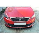 Front Ansatz V.2 passend für PEUGEOT 308 II GTI schwarz matt