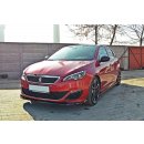 Front Ansatz V.2 passend für PEUGEOT 308 II GTI schwarz matt