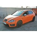 Front Ansatz V.2 passend für SEAT LEON MK2 CUPRA / FR Facelift schwarz matt