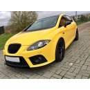 Front Ansatz passend für SEAT LEON MK2 CUPRA FR (vor Facelift) schwarz Hochglanz