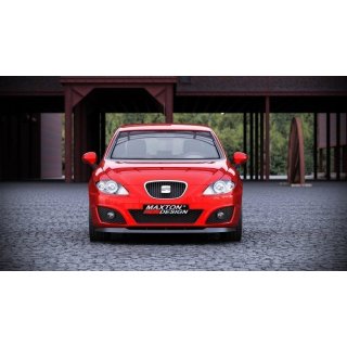 Front Ansatz passend für SEAT LEON MK2 Facelift Carbon Look