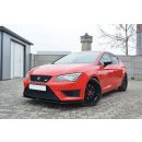 Front Ansatz passend für SEAT LEON III CUPRA / FR schwarz Hochglanz