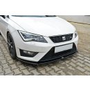 Front Ansatz passend für SEAT LEON III CUPRA / FR schwarz Hochglanz