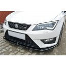 Front Ansatz passend für SEAT LEON III CUPRA / FR schwarz Hochglanz