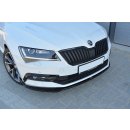 Front Ansatz V.2 passend für SKODA SUPERB III schwarz matt