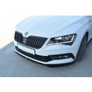 Front Ansatz V.2 passend für SKODA SUPERB III schwarz matt