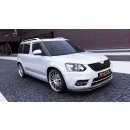 Front Ansatz passend für SKODA YETI CITY Facelift Carbon Look