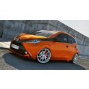 Front Ansatz passend für TOYOTA AYGO mk2 schwarz matt