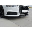 Front Ansatz V.1 passend für Audi A6 C7 S-line/ S6 C7 Facelift schwarz Hochglanz