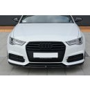 Front Ansatz V.1 passend für Audi A6 C7 S-line/ S6 C7 Facelift schwarz Hochglanz