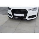 Front Ansatz V.1 passend für Audi S6 / A6 S-Line C7 FL  schwarz matt