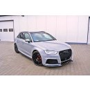 Front Ansatz V.1 passend für Audi RS3 8V Sportback schwarz Hochglanz