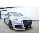 Front Ansatz V.1 passend für Audi RS3 8V Sportback schwarz Hochglanz