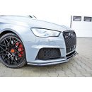 Front Ansatz V.1 passend für Audi RS3 8V Sportback schwarz Hochglanz