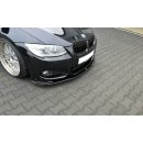 Front Ansatz V.1 passend für BMW 3er E92 M Paket FACELIFT schwarz Hochglanz