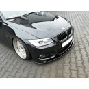 Front Ansatz V.1 passend für BMW 3er E92 M Paket FACELIFT schwarz Hochglanz