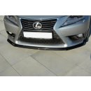 Front Ansatz V.1 passend für Lexus IS Mk3 schwarz Hochglanz