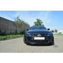 Front Ansatz V.1 passend für Lexus IS Mk3 Facelift F-Sport schwarz matt