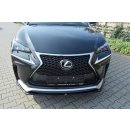 Front Ansatz V.1 passend für Lexus NX Mk1 F-Sport schwarz Hochglanz