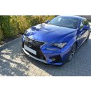 Front Ansatz V.1 passend für Lexus RC F schwarz Hochglanz